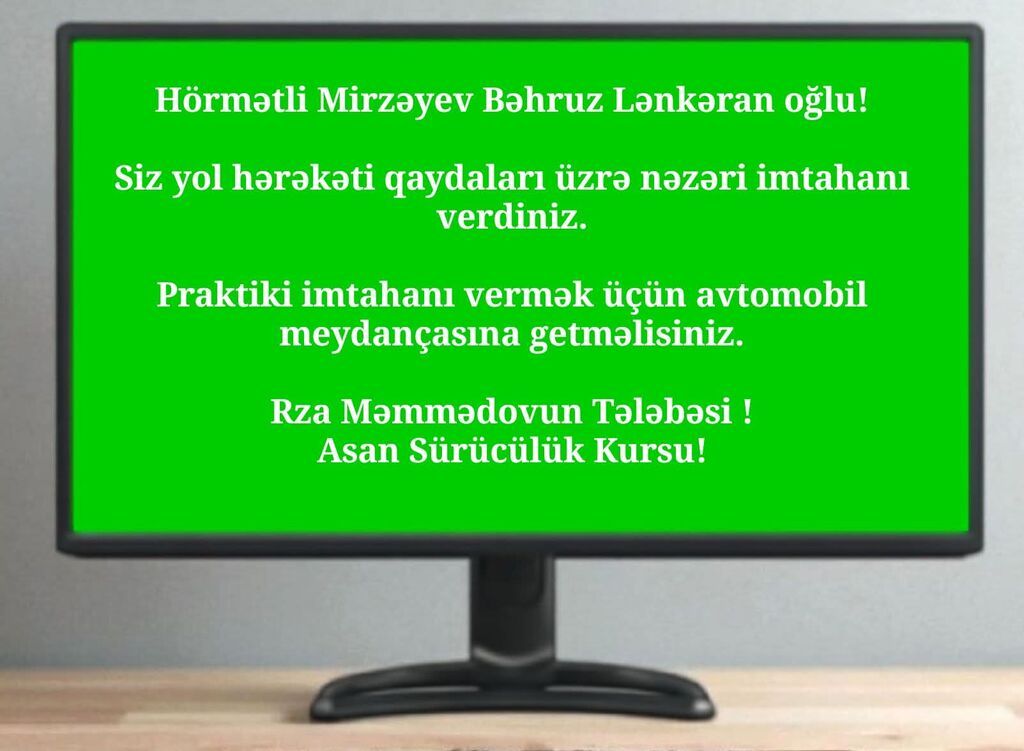 Onlayn Sürücülük Kursu - 2