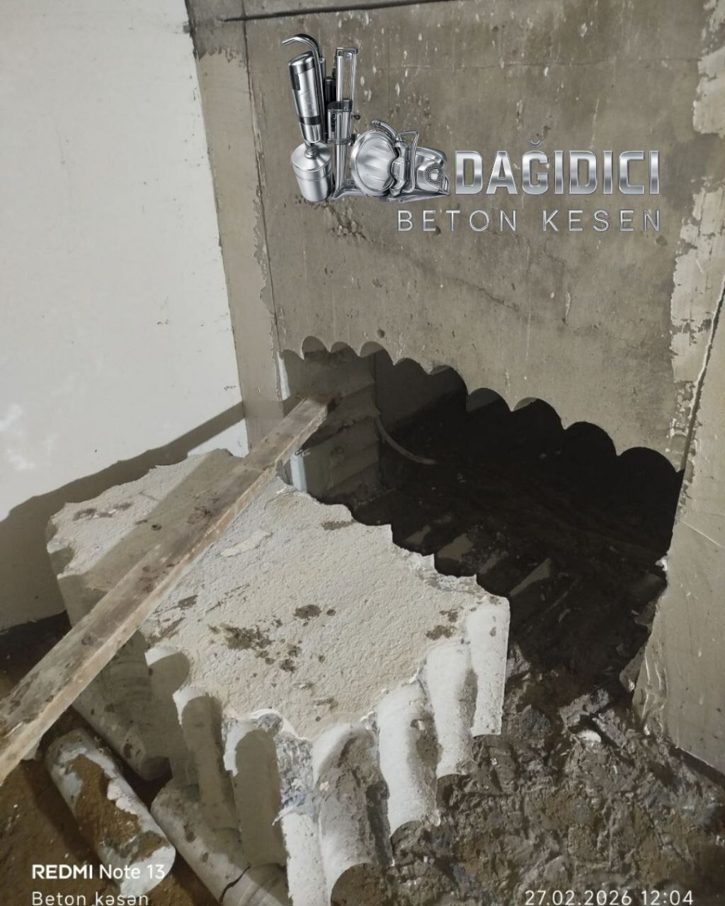 Peşəkar beton kəsmə və deşmə xidməti
