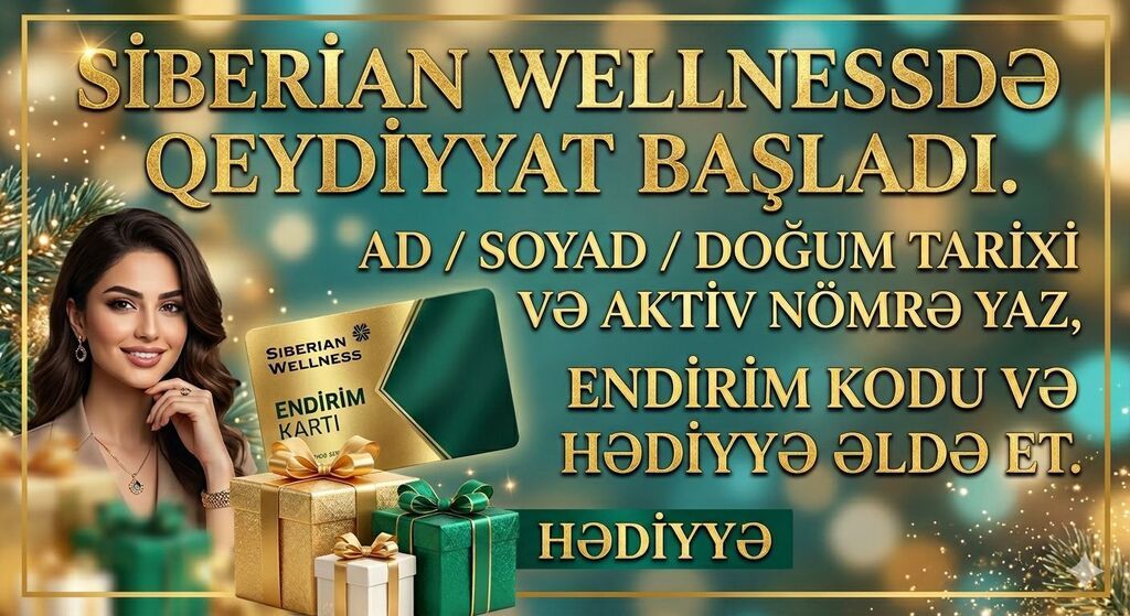 Siberian Wellness Qeydiyyat Xidməti