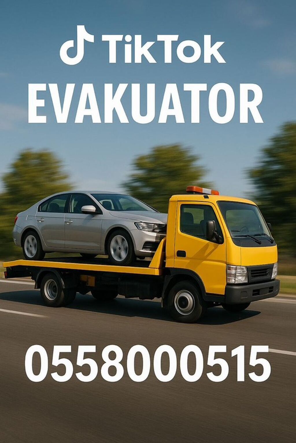 Platformalı evakuator xidməti - 2