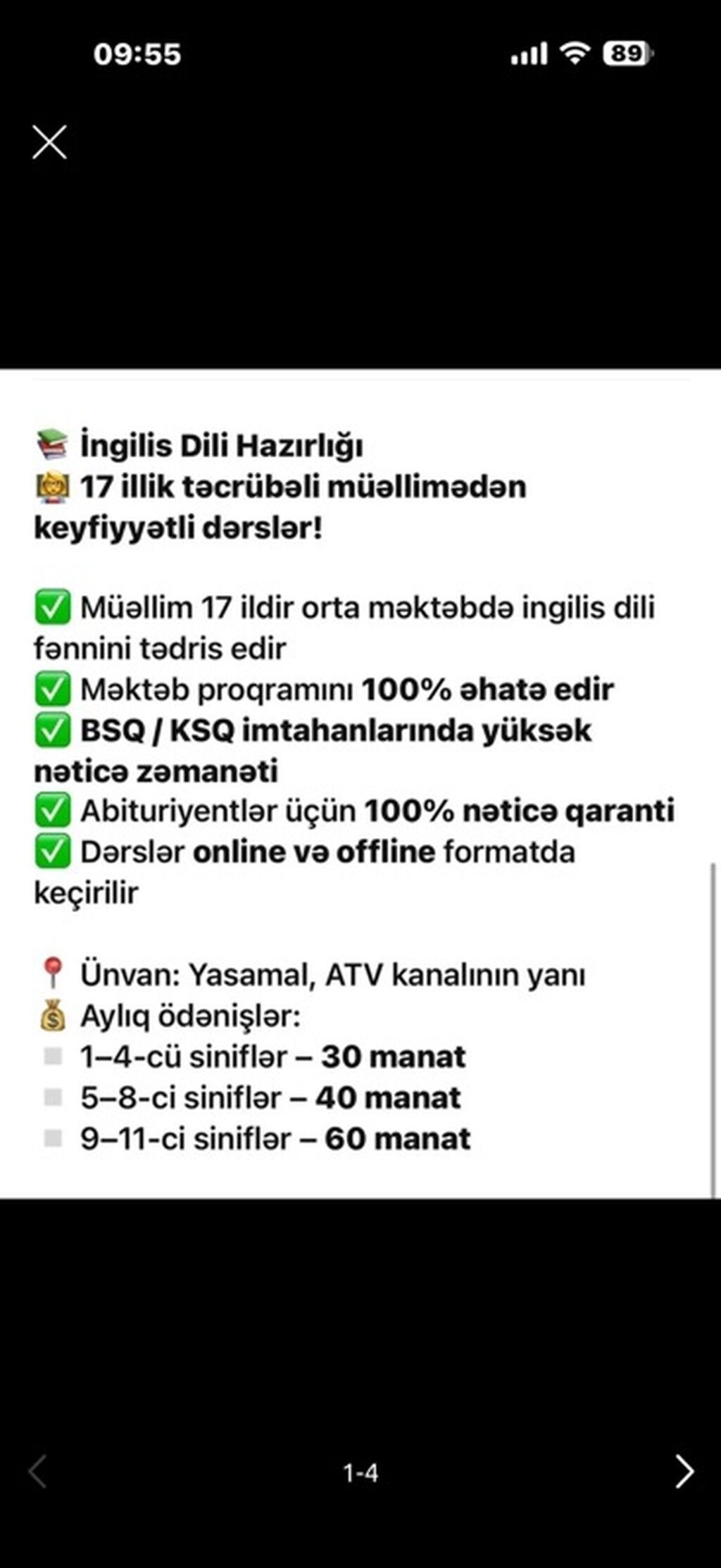 İngilis dili hazırlığı kursu - 2