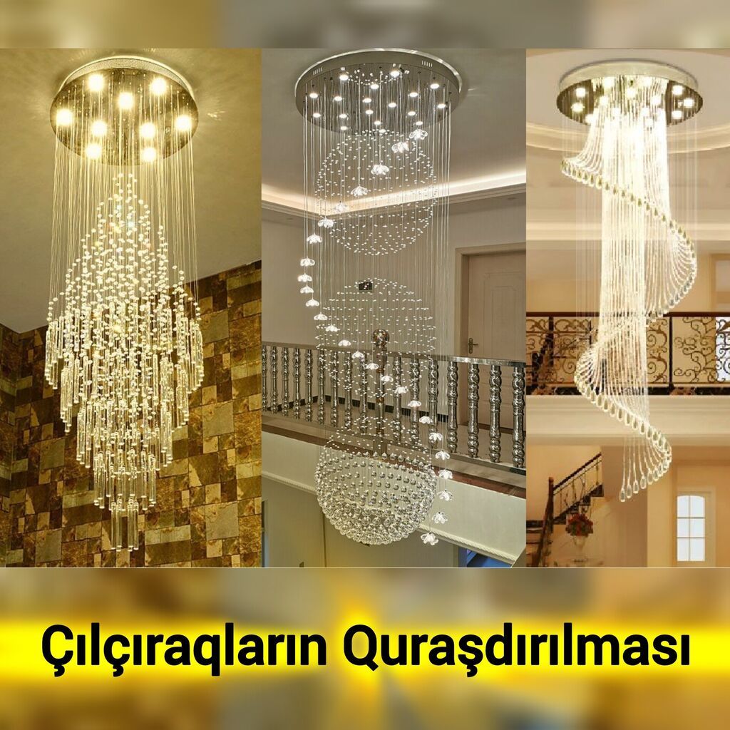 Elektrik və çılçıraq quraşdırılması - 2