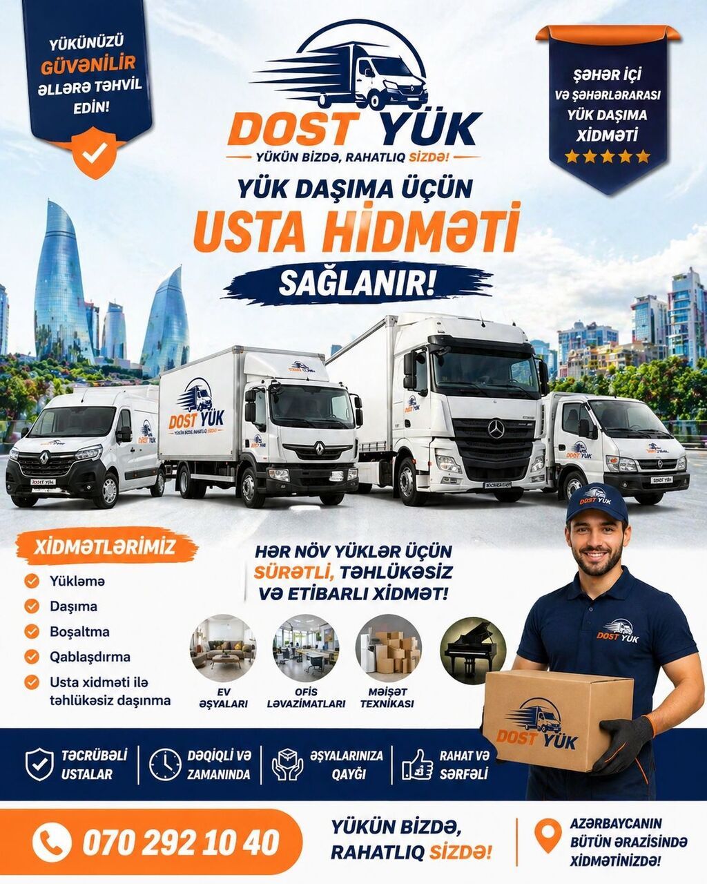 Peşəkar yükdaşıma və usta xidməti - 2