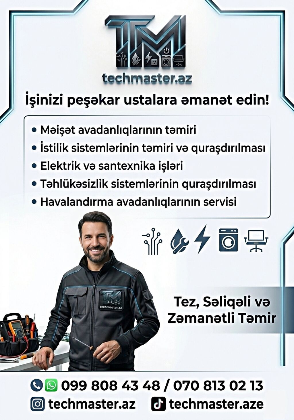 Məişət Avadanlıqlarının Peşəkar Təmiri - 2