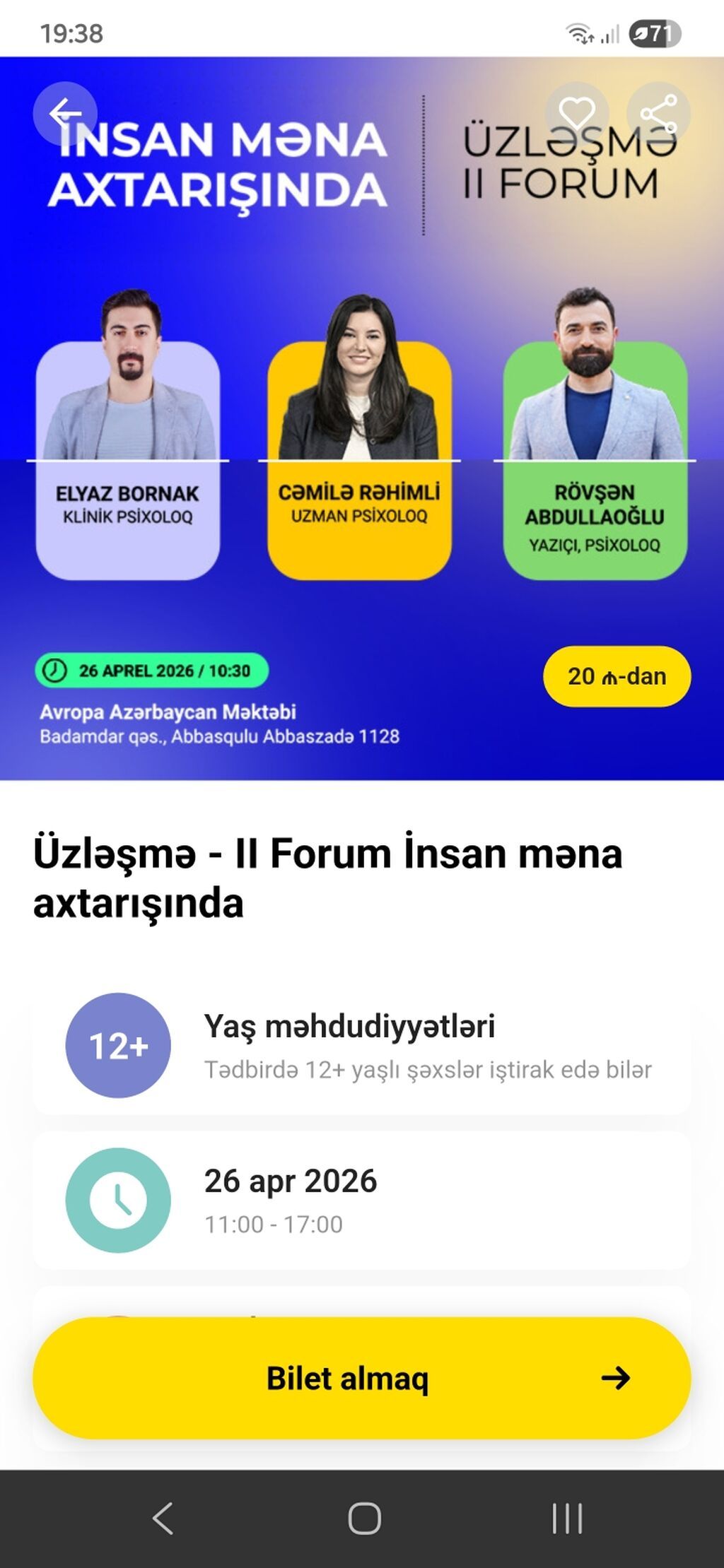 Üzləşmə II Forumu