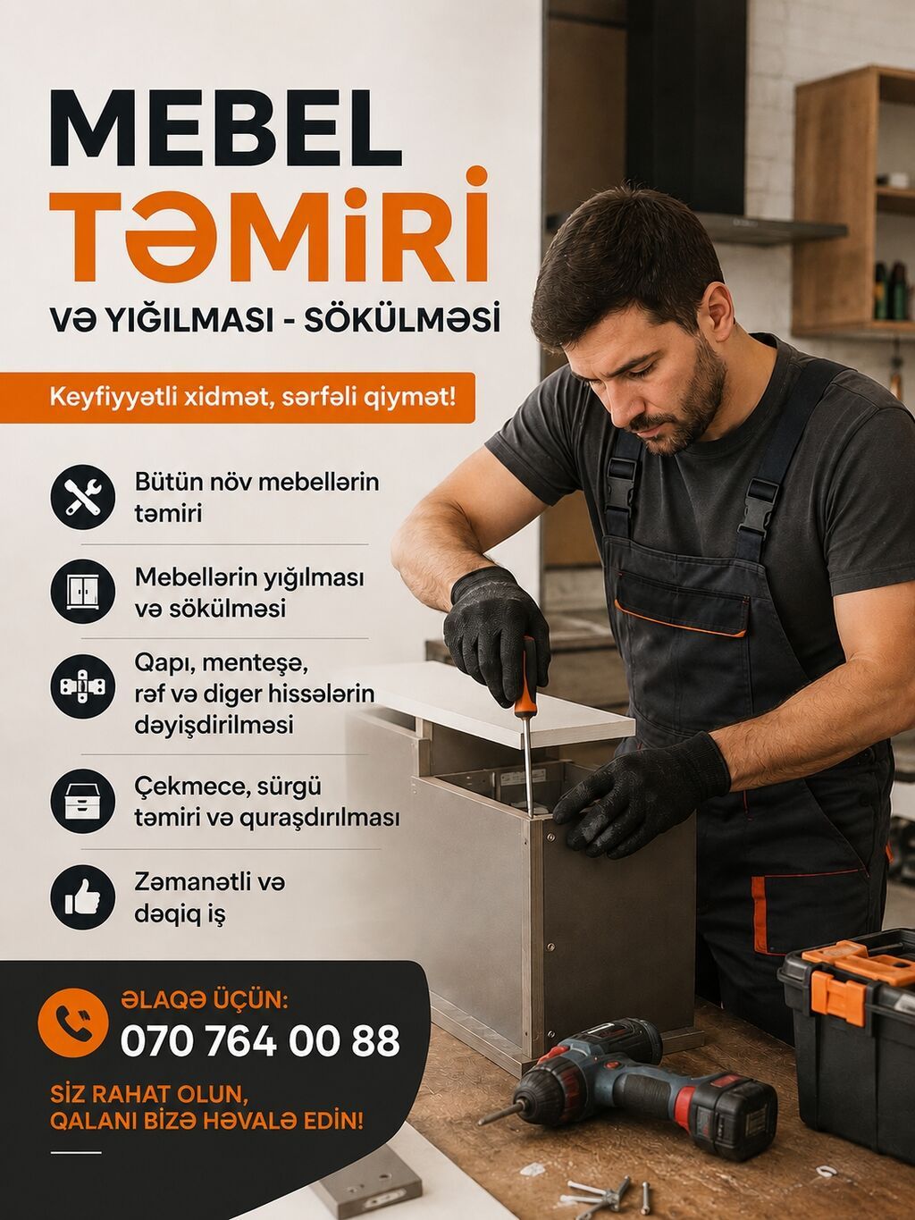 Mebellərin təmiri və yığılması - 2