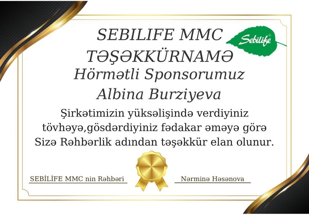 Sebilife şəbəkə marketinqi və distribütorluq - 2