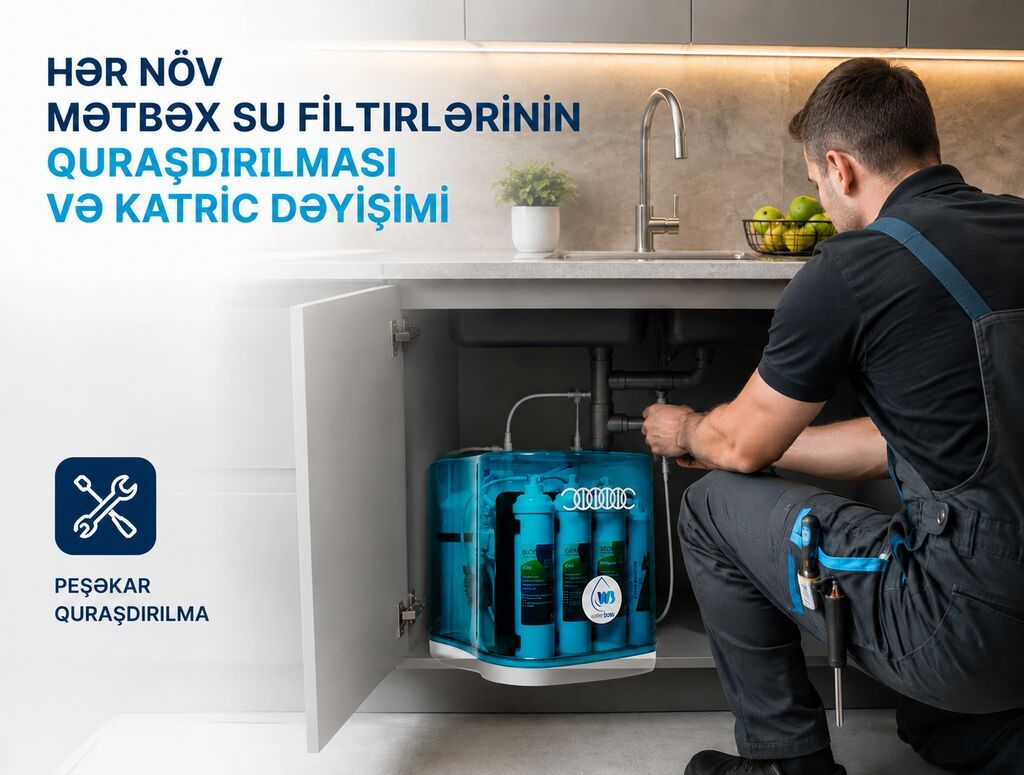 Mətbəx su filtri quraşdırılması və servisi - 2