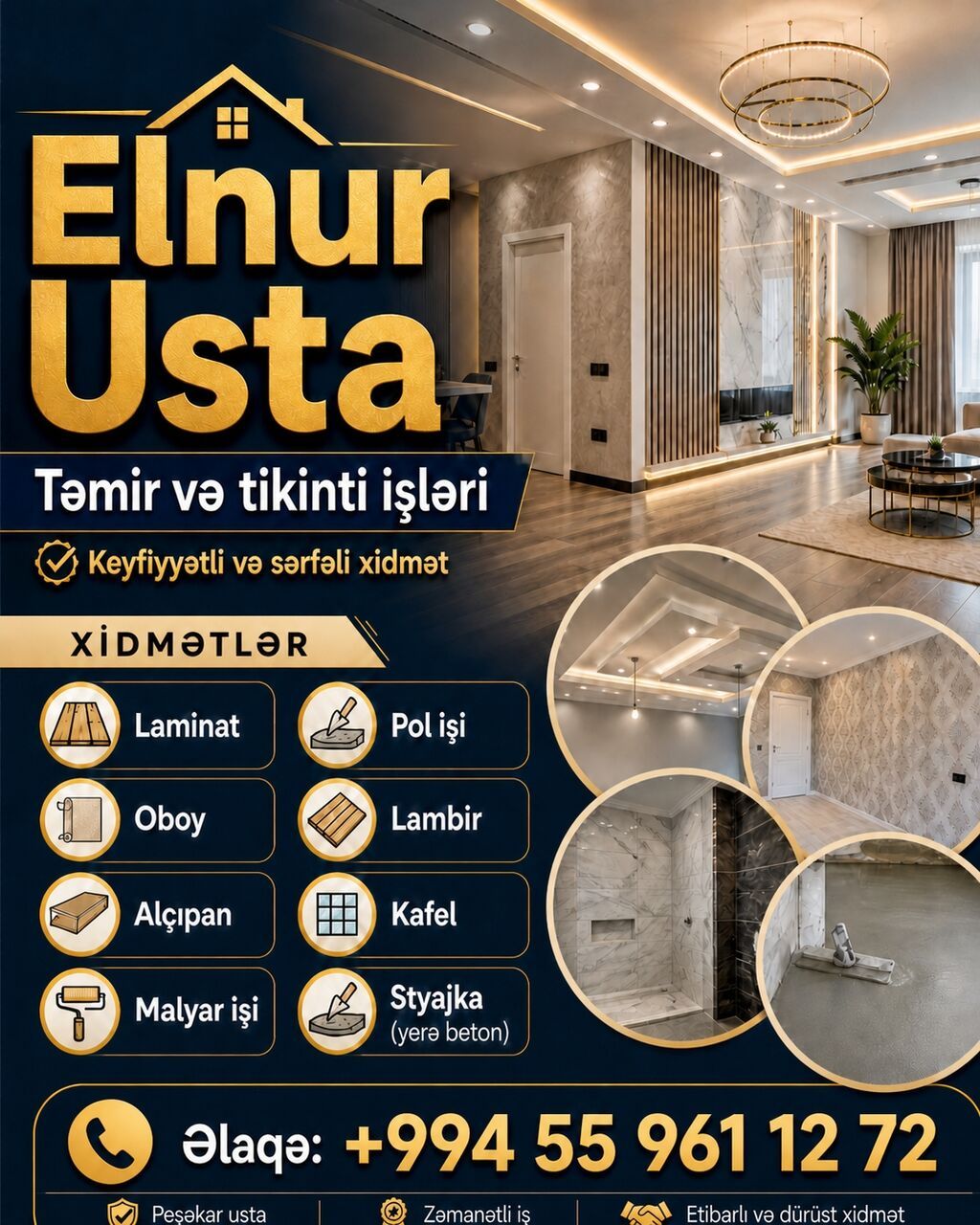 Elnur Usta Təmir və tikinti xidmətləri - 2