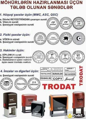 Möhür və Ştampların Hazırlanması - 3