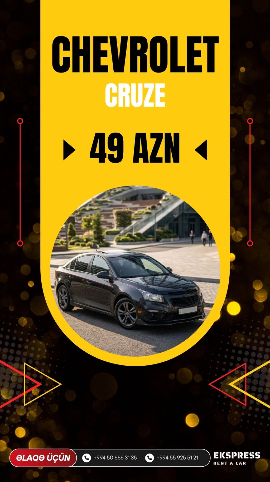Chevrolet Cruze avtomobil icarəsi - 2