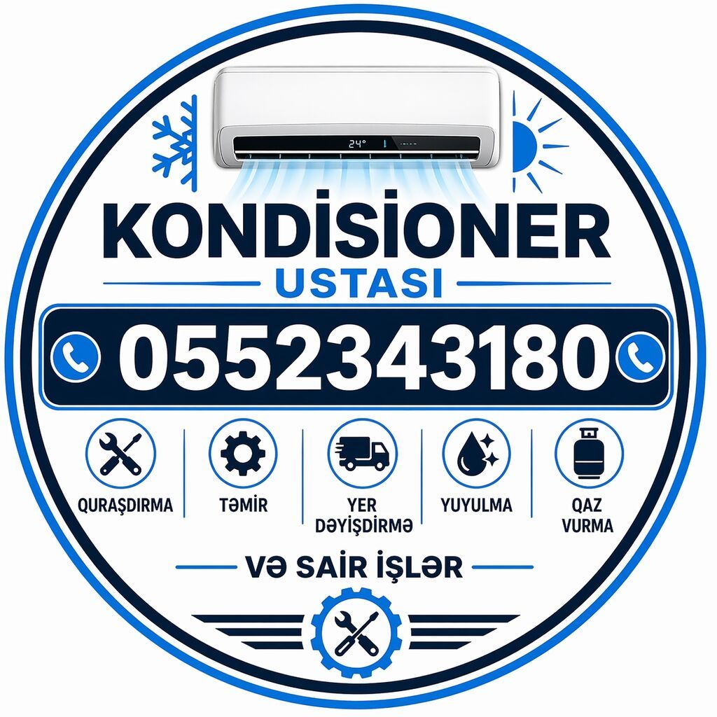 Kondisioner quraşdırılması və təmiri - 2