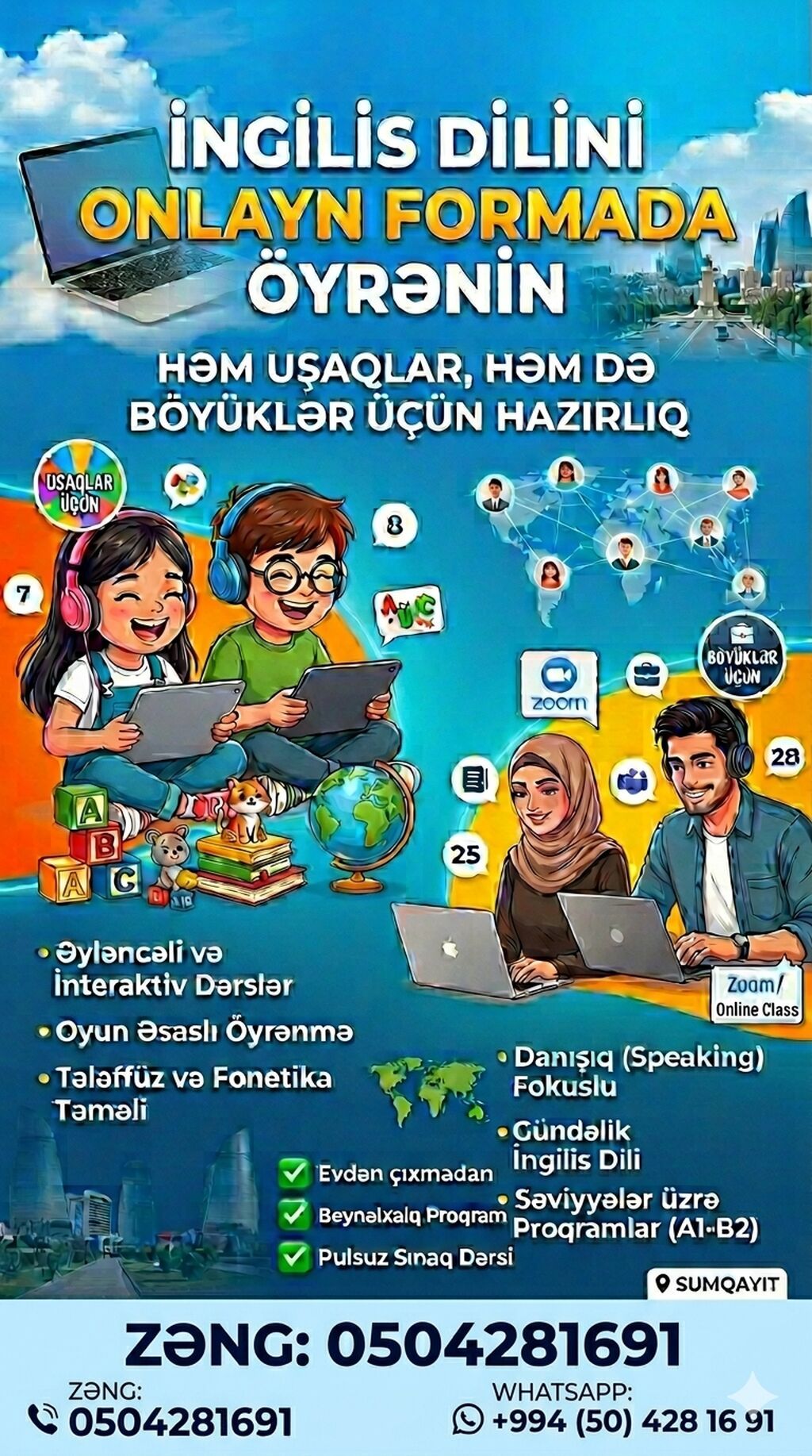Onlayn İngilis dili dərsləri - 2