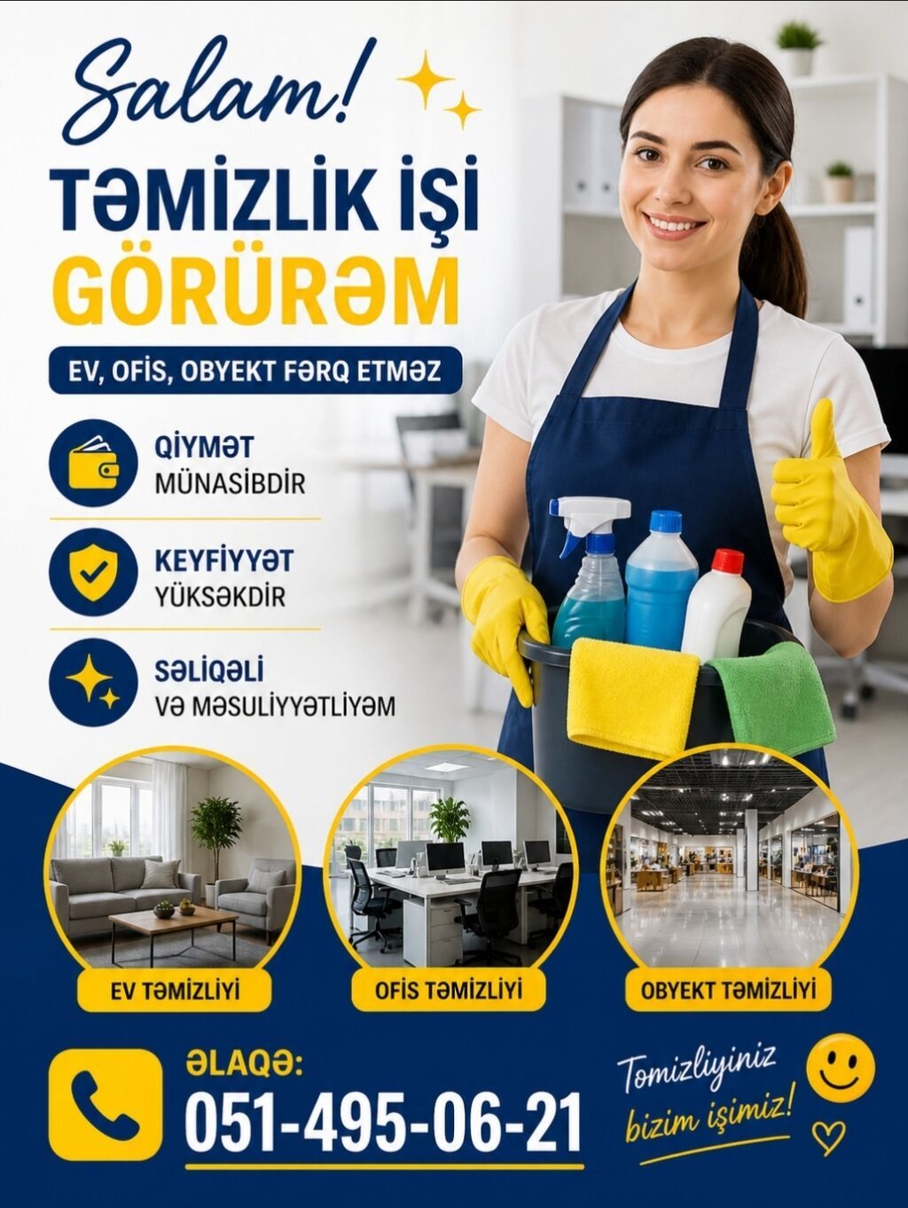 Ev və Ofis Təmizləmə Xidməti - 2