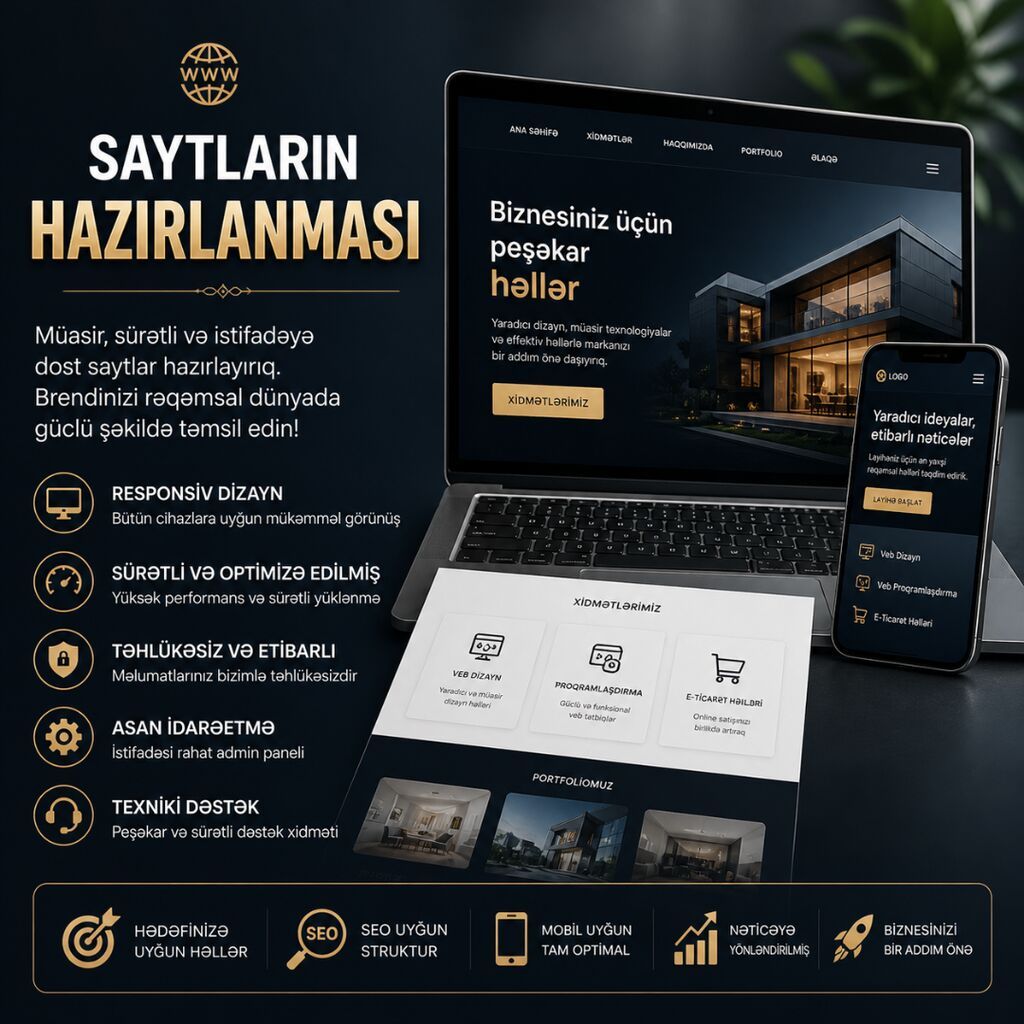 Peşəkar Veb Sayt Hazırlanması - 2