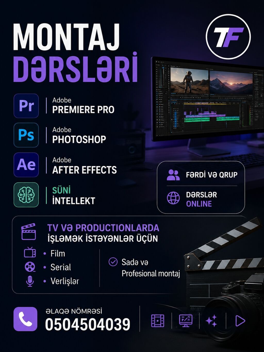Onlayn Montaj və Kompüter Kursları - 2