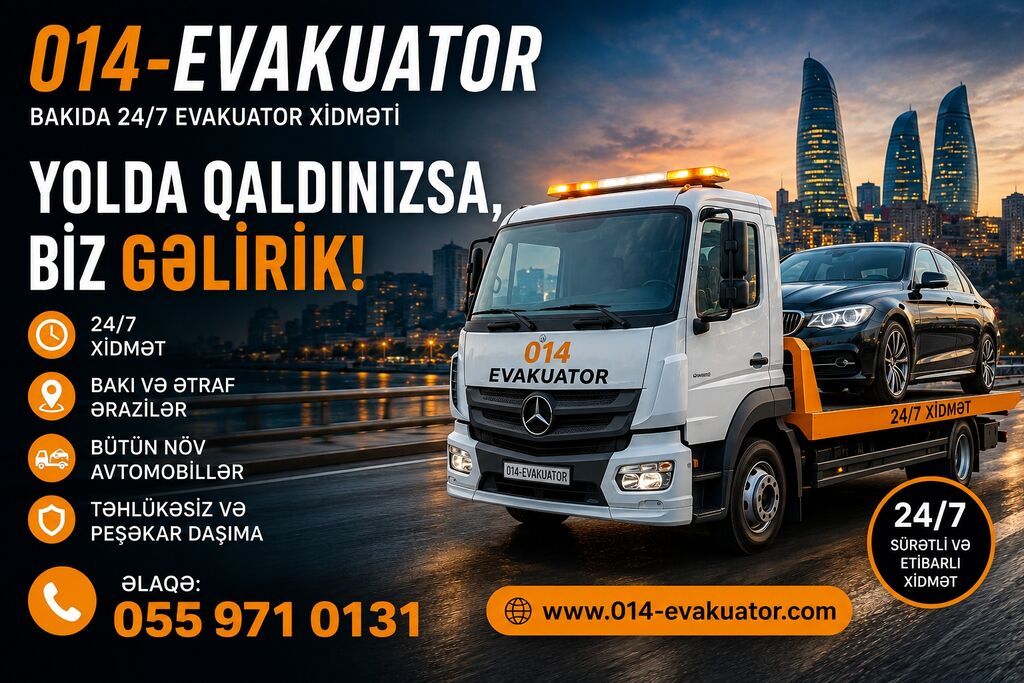 Bakıda Evakuator Xidməti - 2