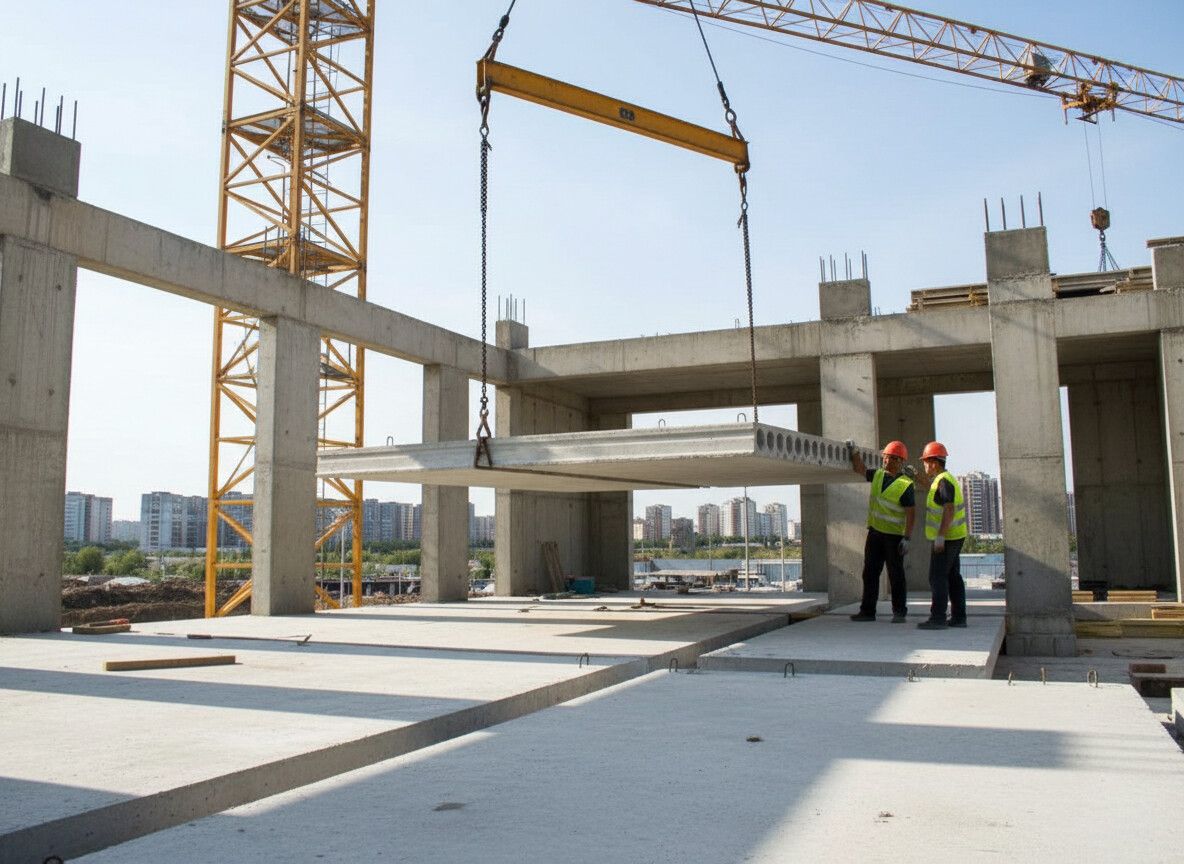 Beton panellərin satışı çatdırılması və quraşdırılması - 3
