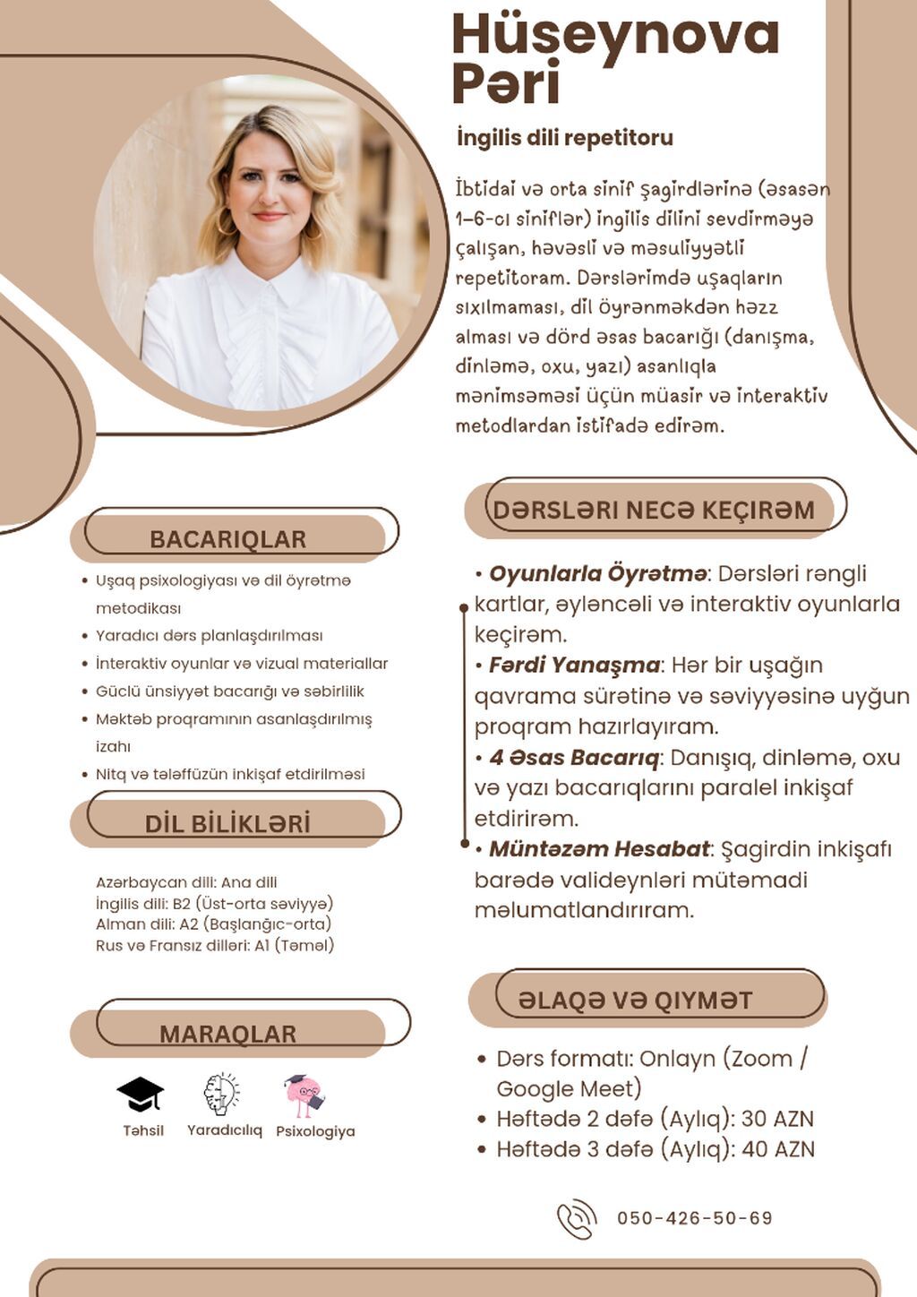 İngilis dili repetitoru xidməti - 2